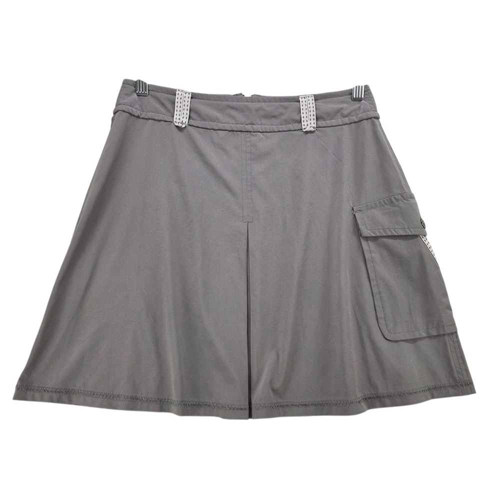 Title Nine Skirt A-Line Pleated Cargo Pocket Activewear Wicking Lightweight sz 4